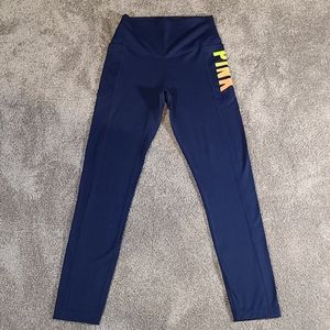 Women's XS Victoria's Secret PINK Navy Leggings